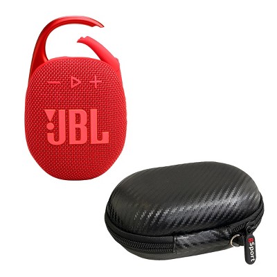 JBL Clip 5 Ultra Portable Bluetooth Speaker with gSport Carbon Fiber Case