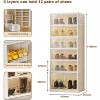 Stackable Foldable Shoe Rack, Shoe Storage Box Organizer for Shoes Clothes Books Blankets, Thick Sturdy Boxes for Hallway Bedroom - 2 of 4