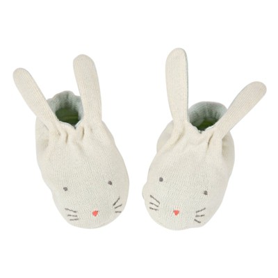 Meri Meri Mint Bunny Baby Booties