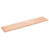 vidaXL Table Top Light Brown 70.9"x15.7"x(0.8"-1.6") Treated Solid Wood Live Edge - 4 of 4