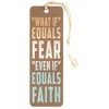 Dicksons Even If Equals Faith Tan 6 x 2 Inch Keepsake Tassels Bookmarks Pack of 12 - 2 of 4