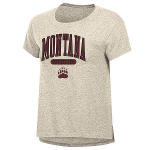 NCAA Montana Grizzlies Women's Oatmeal T-Shirt - 1 of 3