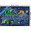 Trends International Minecraft: Doodle - Steve & Creeper Variant Framed Wall Poster Prints - 3 of 4