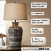 John Timberland Miguel Rustic Table Lamp Southwest 32" Tall Earth Tone Linen Drum Shade for Bedroom Living Room Bedside Nightstand Office Kids House - 3 of 4