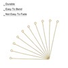Unique Bargains DIY Craft Necklaces Bracelets Earrings Jewelry Making Iron 21 Gauge Eye Pins 200 Pcs - 4 of 4