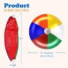 4E's Novelty Beach Balls [3 Pack] 20" Inflatable Beach Balls for Kids - Beach Toys for Kids & Toddlers, Pool Games, Pool Toy - 4 of 4