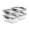 Rubbermaid 8pc Brilliance Glass Food Storage Container Set - image 2 of 4