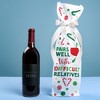 Big Dot of Happiness Funny Christmas Wine Gift Bags, Hilarious Christmas Hostess Thank You Wine Bottle Gift Wrap, Bulk Holiday Paper Bags - 12 ct - 2 of 4