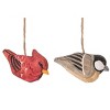 Gallerie II Wood Carved Bird Ornament, Set of 4 - 2 of 3