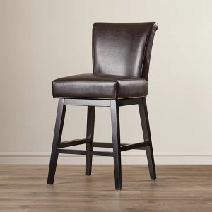 Swivel Bar Stool Counter Stool Dining Chair Pub Kitchen Stool -ModernLuxe - 1 of 4
