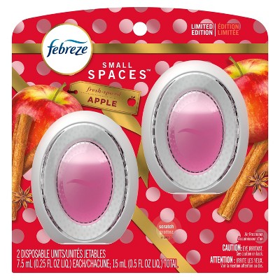 Febreze Small Spaces Fresh Spiced Apple Air Freshener - 2ct