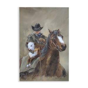 Stupell Industries Ranch Cowboy & Western Horse Wall Plaque Art - 1 of 4