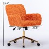 FONTOI Adjustable Office Chair with Golden Metal Base - 3 of 4