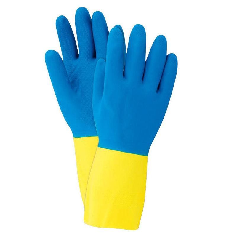 Soft Scrub Neoprene Cleaning Gloves M Blue 1 pair, 2 of 4
