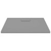 VidaXL Shower Base Tray SMC Gray 35.4 in.x35.4 in. - 3 of 4