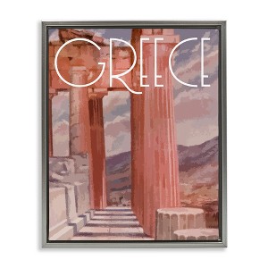 Stupell Industries Greece City Landmarks, 21" x 17" - 1 of 4