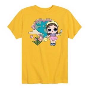Boys' - LOL Surprise! - Grow Gurrl Heart Earth Short Sleeve Graphic T-Shirt - 1 of 4
