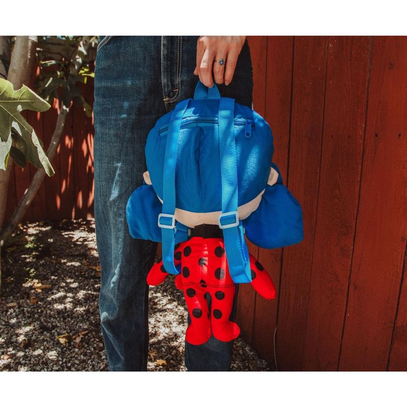 Fast Forward Miraculous Ladybug 17-Inch Plush Backpack, 5 of 8