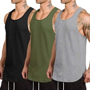 COOFANDY Men's 3 Pack Quick Dry Workout Tank Top Gym Muscle Tee Fitness Bodybuilding Sleeveless T Shirt - 1 of 4