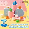 Joyfy 12 Pcs Animals Fidget Clicker Toys Sensory Fidget Toys Keychain for Relief Stress Anxiety  Hyperactivity Birthday Gifts Goodie Bags Stuffers - 4 of 4