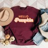 Simply Sage Market Women's Graphic Sweatshirt Retro Hello Pumpkin - 3 of 4