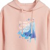 Women's - Frozen 2 - It's So Much Fun Being A Sister Elsa Cropped Graphic Hoodie - 2 of 3