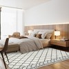 Moroccan Rug Modern Geometric Area Rug Fluffy Rug Carpet - 3 of 4