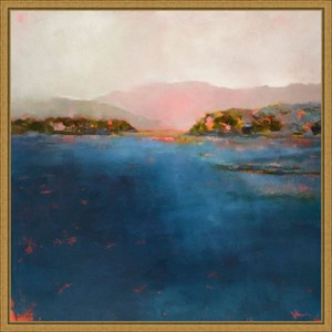 Amanti Art Still Water by Patrick Dennis Framed Canvas Wall Art - 1 of 4