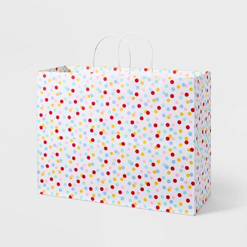 White Dot Medium Gift Bag - Spritz&#8482;, 1 of 4