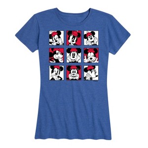 Women's - Disney - Minnie Grid Short Sleeve Graphic T-Shirt - 1 of 4