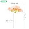Unique Bargains Plastic Durable Realistic Reusable Silk Hydrangea Flowers with Stems for Home Decor/Wedding 9.84 In - 3 of 4