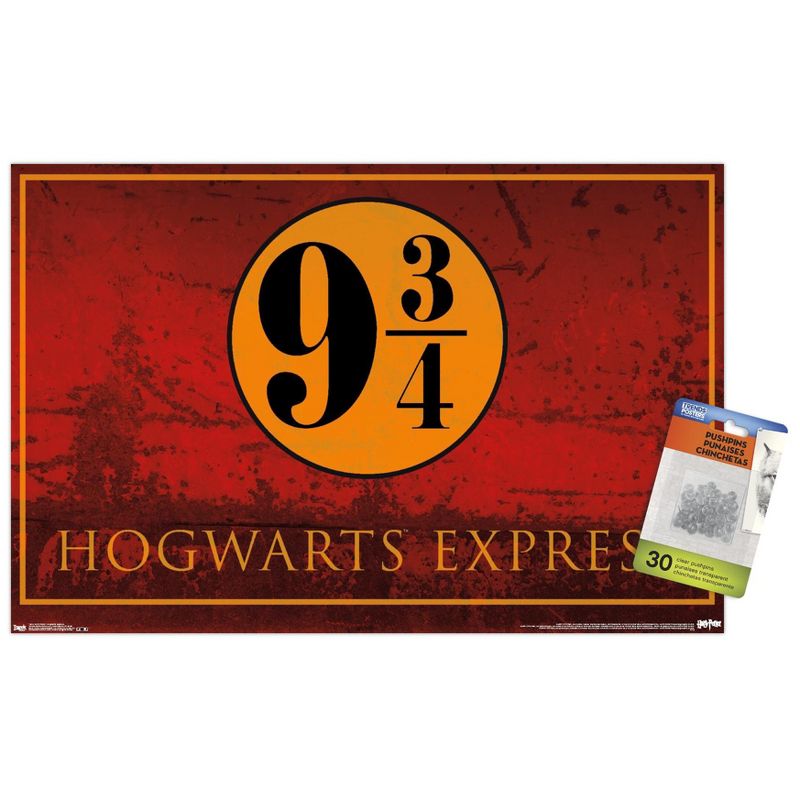 Trends International The Wizarding World: Harry Potter - Hogwarts Express 9 3/4 Unframed Wall Poster Prints, 1 of 7