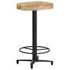 vidaXL Bar Stool Set of 2 Natural wood - 2 of 4