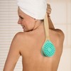 Unique Bargains Double Side Bath Brush 15.75" Length 1 Pc - 2 of 4