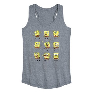 Women's - SpongeBob SquarePants - SpongeBob SquarePants Graphic Racerback Tank - 1 of 4