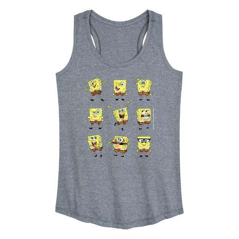 Women's - SpongeBob SquarePants - SpongeBob SquarePants Graphic Racerback Tank - image 1 of 4