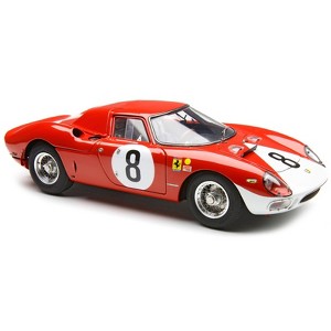 Ferrari 250 LM #8 "N.A.R.T." 2nd Place "12 Hours of Reims" (1964) Limited Edition 1/18 Diecast Model Car by CMC - 1 of 4