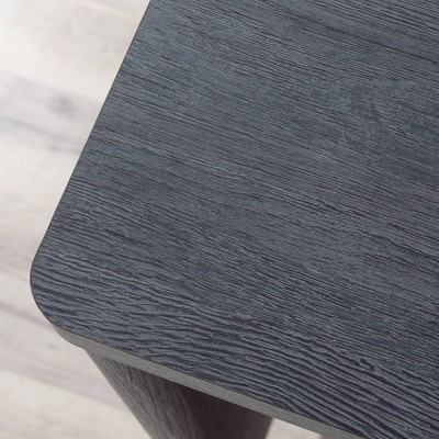 Denim Oak Computer Desk with Drawers and Shelves
