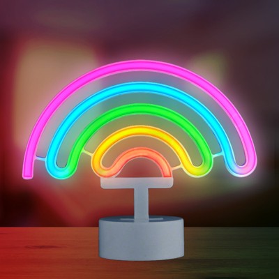 Ciao Tech Colorful Decorative Rainbow Neon Night Light Led Desk Table ...