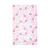 Hudson Baby Infant Girls Cotton Flannel Burp Cloths 12-Pack Bundle, Pink Daisies, One Size - 3 of 4