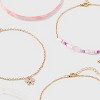 Girls' 5pk Ribbon and Pink Bow Choker Necklace Set - Cat & Jack™ - image 3 of 3