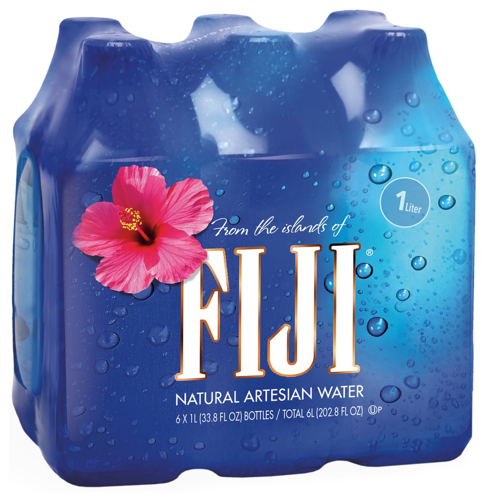 UPC 632565000104 product image for FIJI Natural Artesian Water - 6pk/1L Bottles | upcitemdb.com
