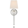Possini Euro Design Irene Modern Wall Light Sconces Set of 2 Polished Nickel Hardwire 6" Fixture White Square Shade for Bedroom Reading Living Room - 3 of 4
