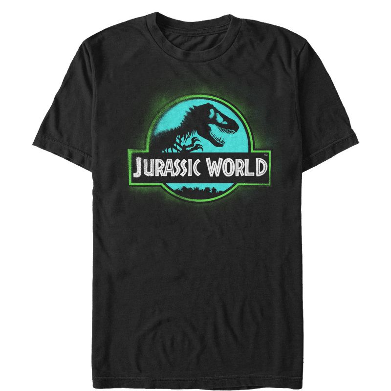 Men's Jurassic World: Fallen Kingdom T. Rex Spray Paint Logo T-Shirt, 1 of 5