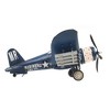 Old Modern Handicrafts 1944 F4U Corsair Scale Model – 1:31 Iron Aircraft with Spinning Propeller, 13" - 4 of 4