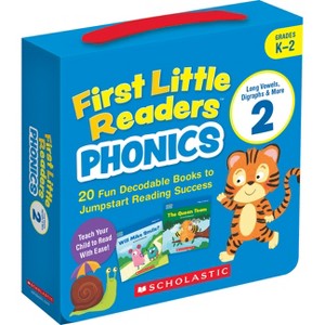 First Little Readers: Phonics Set 2 / Long Vowels, Digraphs & More (Single-Copy Set): 20 Decodable Books for Beginning Readers - (Hardcover) - 1 of 1