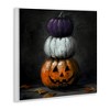 Stupell Industries Vintage Halloween Pumpkin Stack Wall Plaque Art - 2 of 4