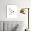 Hello Sayang You Make My Heart Go Boom Boom Metal Framed Art Print - Deny Designs - 2 of 4