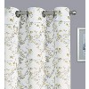 Kate Aurora 2 Pack Shabby Chic Grommet Top Floral Cherry Blossom Curtain Panels - 3 of 3