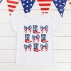 The Juniper Shop Patriotic Boots Stacked Coquette Youth Short Sleeve Tee - 3 of 4